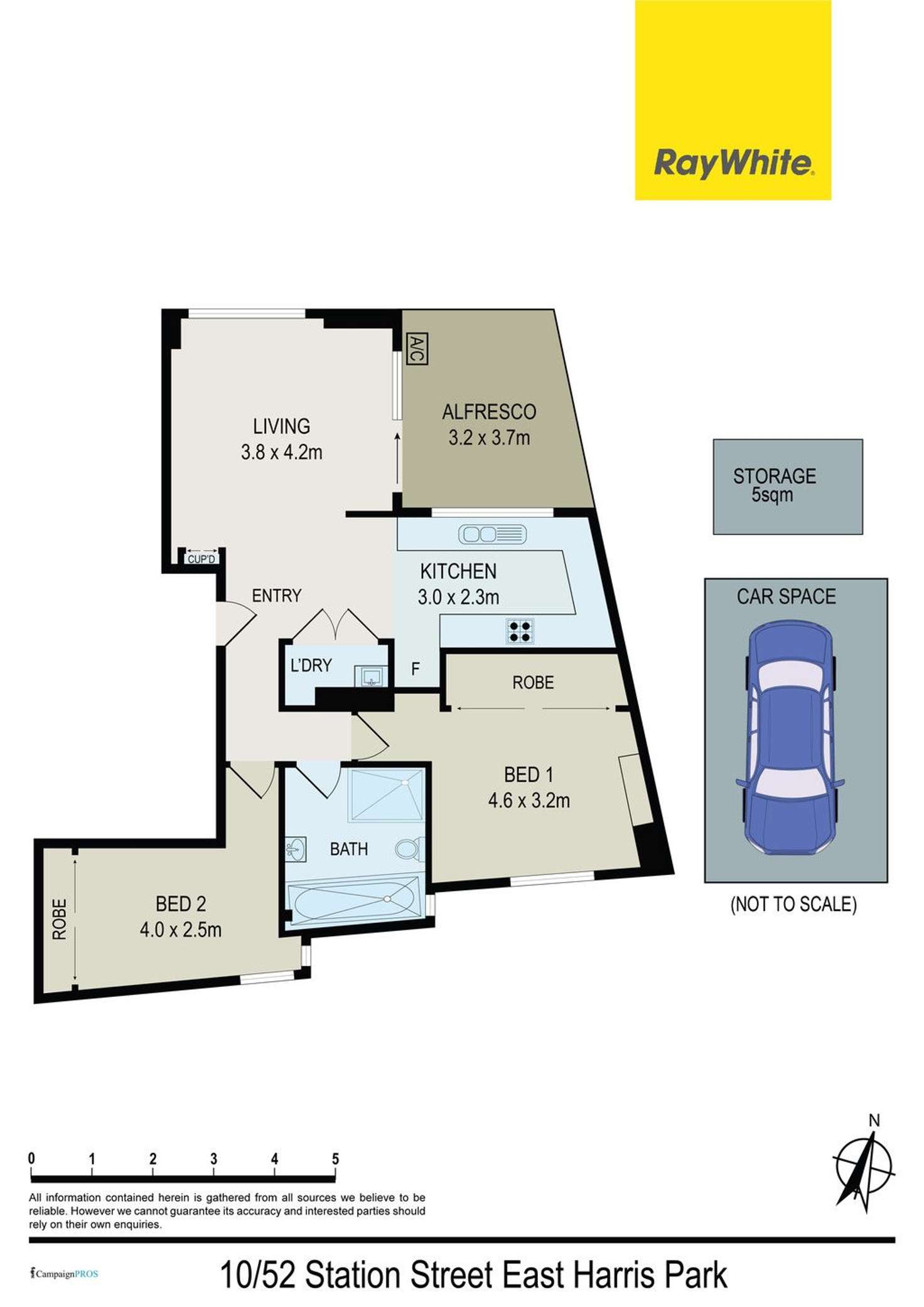 Floorplan of Homely apartment listing, 10/52 Station Street East, Harris Park NSW 2150