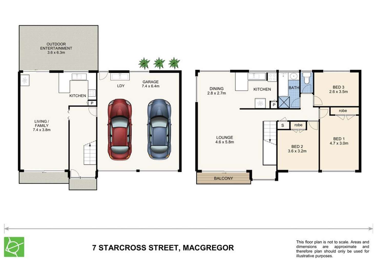 Floorplan of Homely house listing, 7 Starcross Street, Macgregor QLD 4109