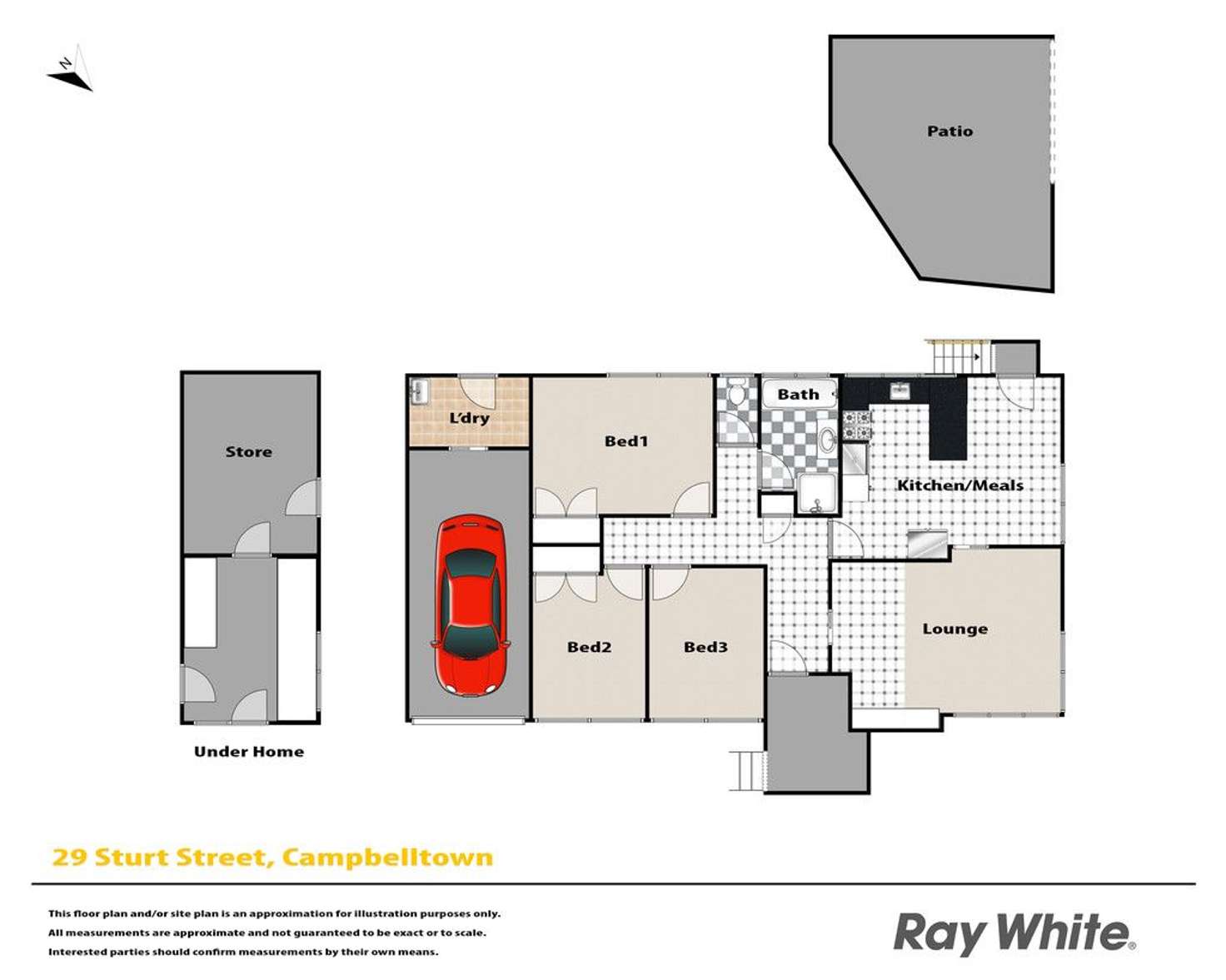 Floorplan of Homely house listing, 29 Sturt Street, Campbelltown NSW 2560