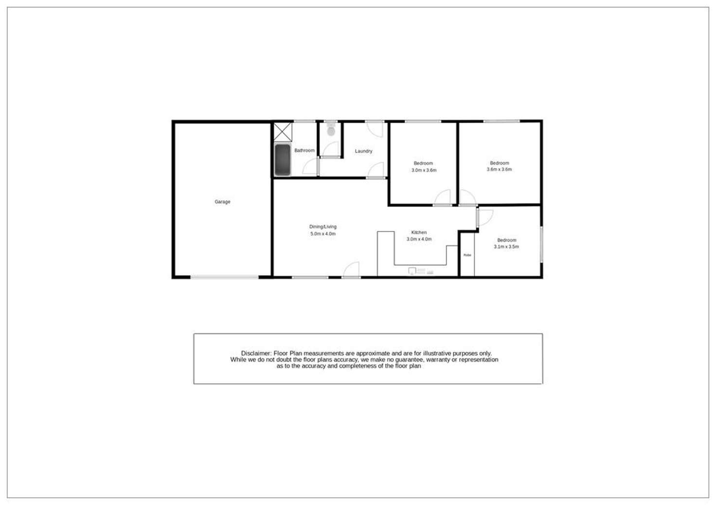 Floorplan of Homely unit listing, 7/48 Lake Terrace East, Mount Gambier SA 5290