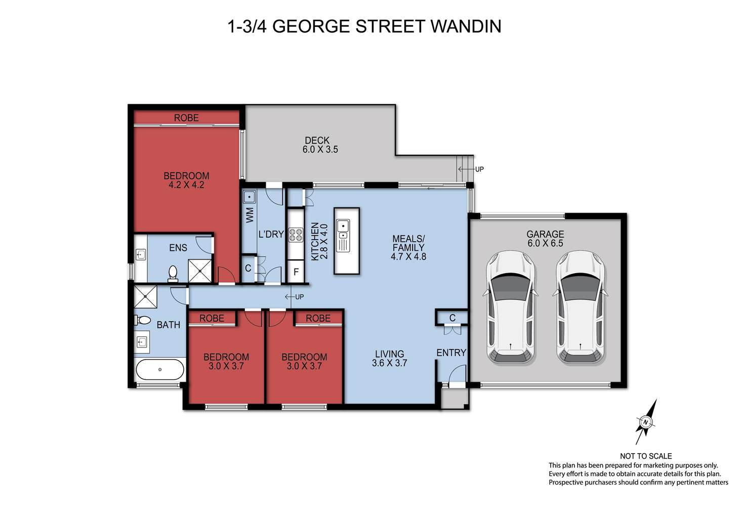 Floorplan of Homely house listing, 1-3/4 George Street, Wandin North VIC 3139