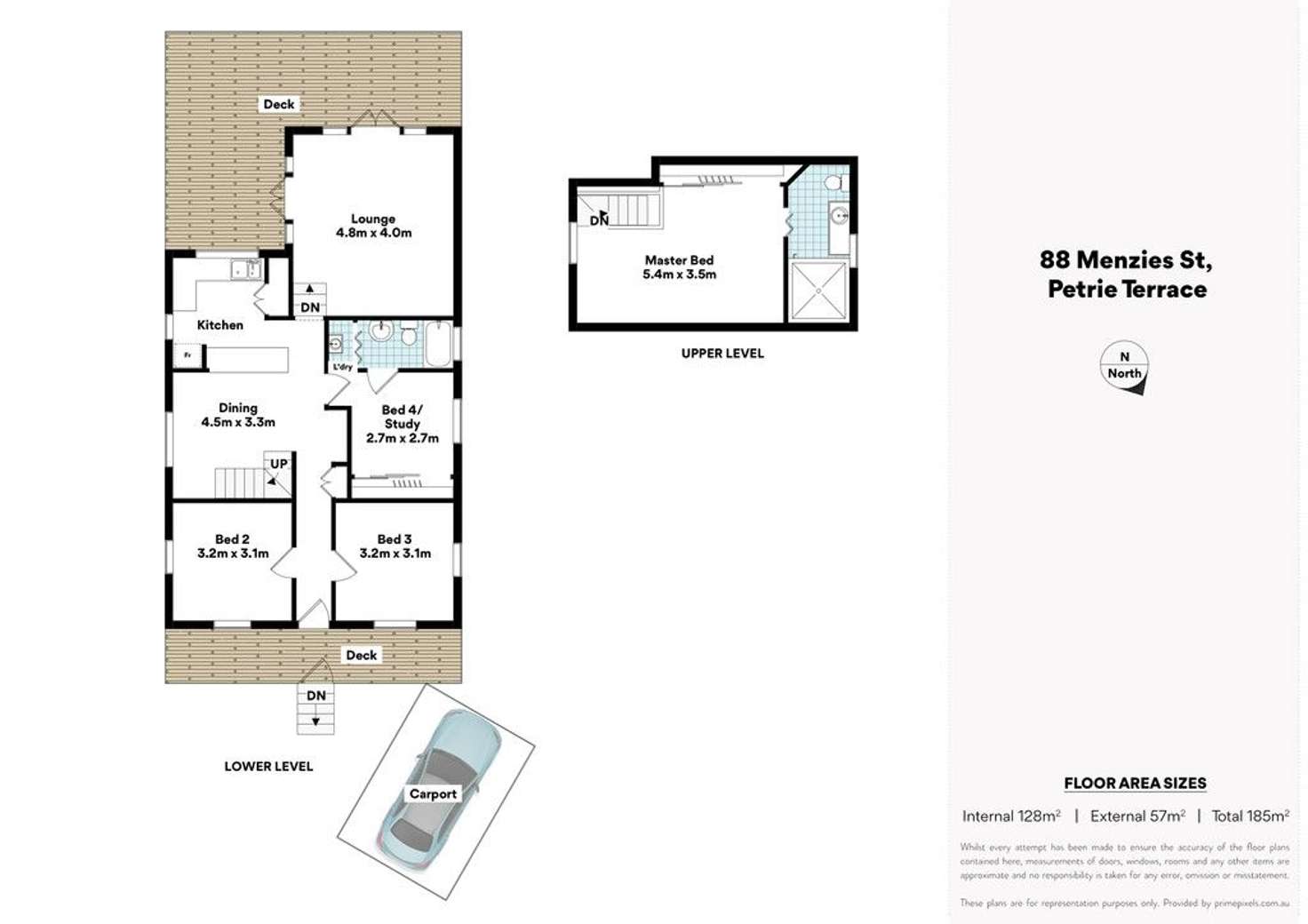 Floorplan of Homely house listing, 88 Menzies Street, Petrie Terrace QLD 4000