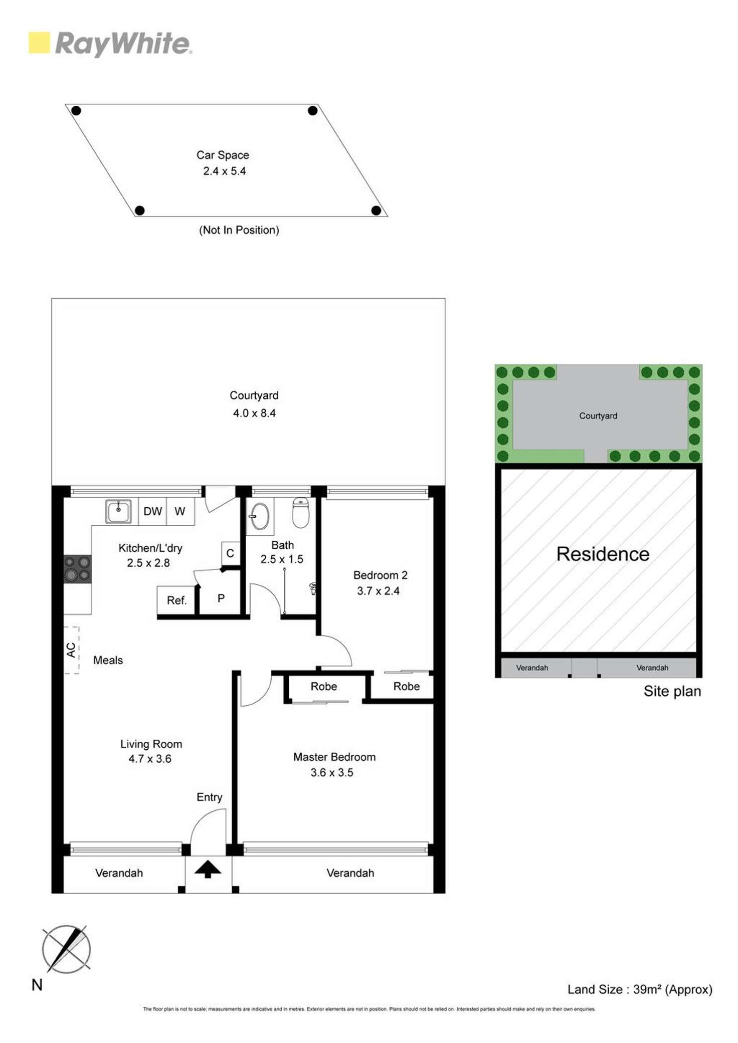 Floorplan of Homely unit listing, 4/32 Church Road, Carrum VIC 3197
