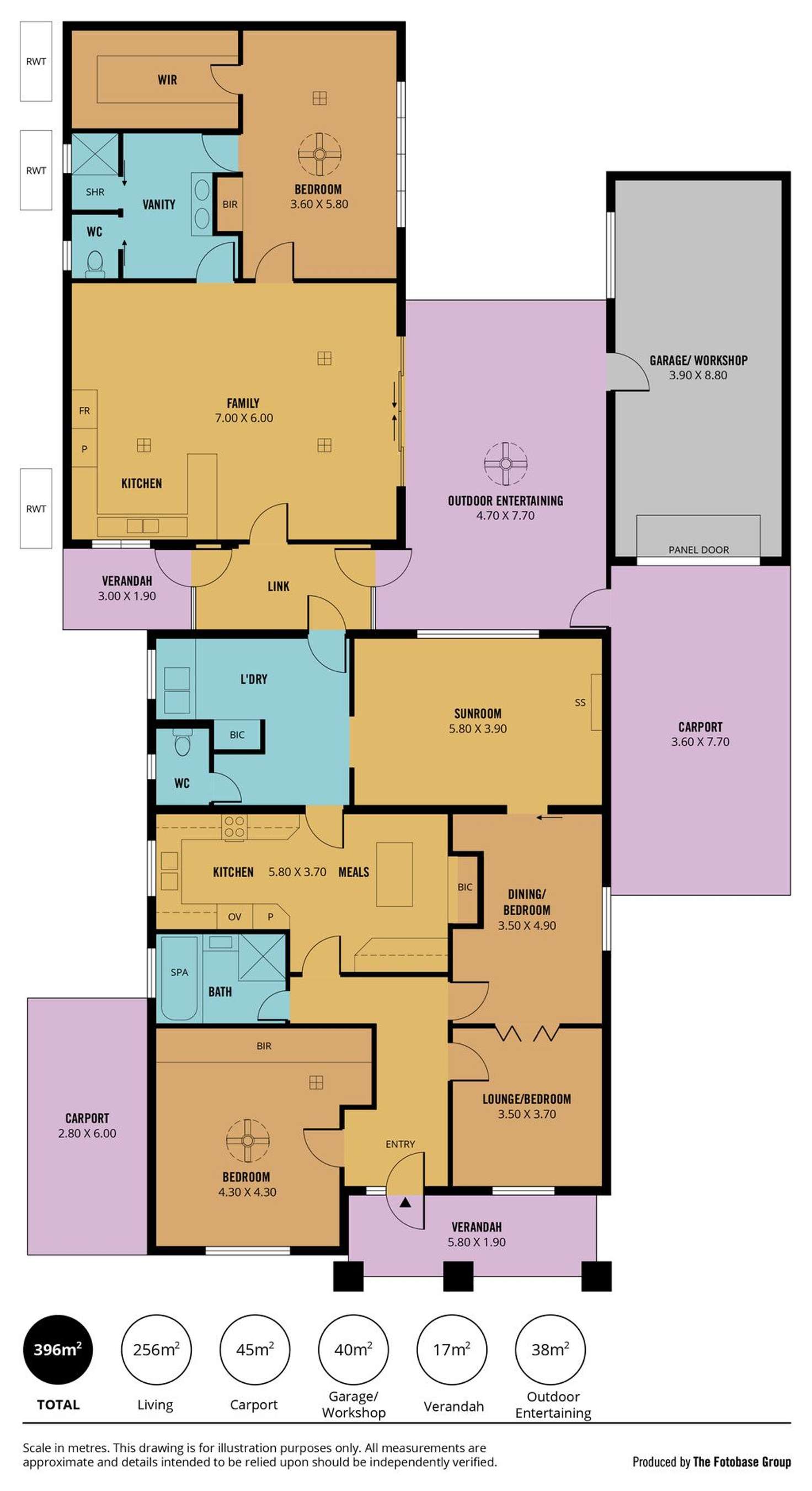 Floorplan of Homely house listing, 12 Glen Lossie Street, Woodville South SA 5011