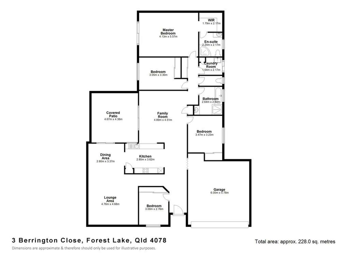 Floorplan of Homely house listing, 3 Berrington Close, Forest Lake QLD 4078