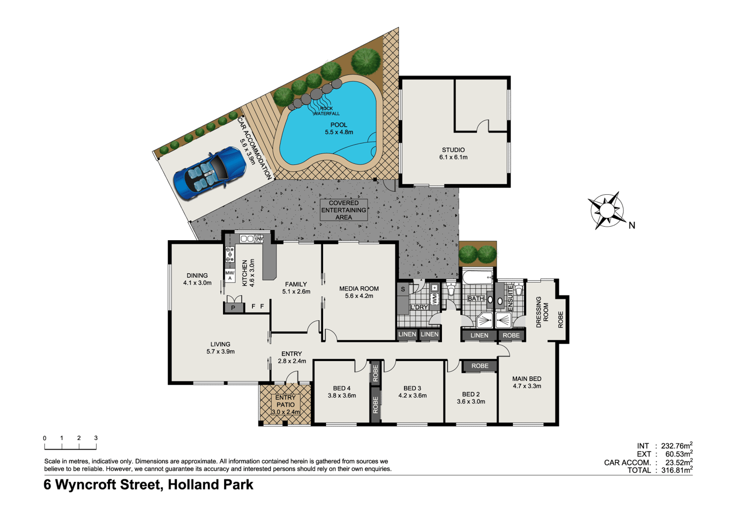 Floorplan of Homely house listing, 6 Wyncroft Street, Holland Park QLD 4121