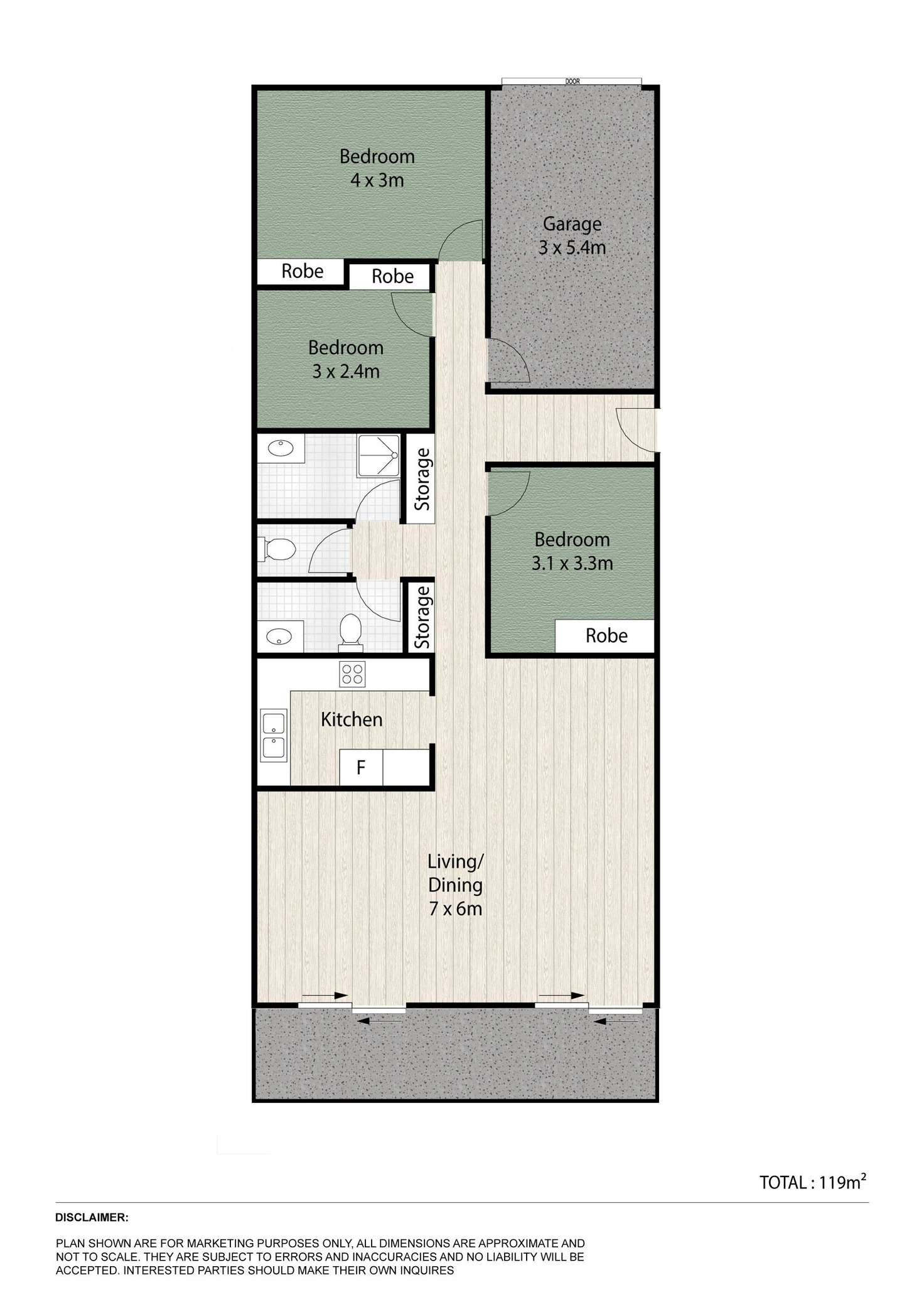 Floorplan of Homely house listing, 24 Queen Street, Scarborough QLD 4020
