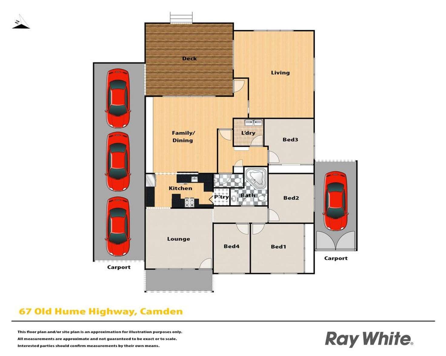 Floorplan of Homely house listing, 67 Old Hume Highway, Camden NSW 2570