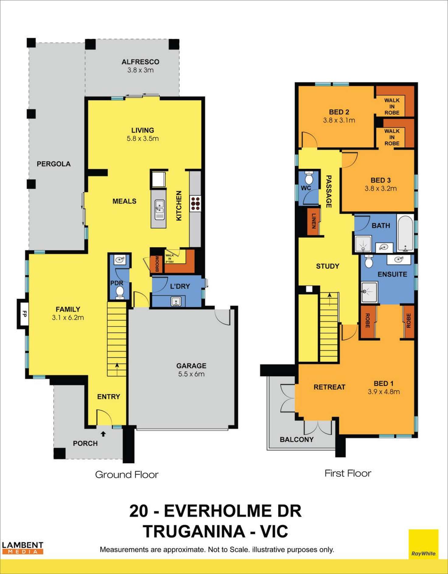 Floorplan of Homely house listing, 20 Everholme Drive, Truganina VIC 3029