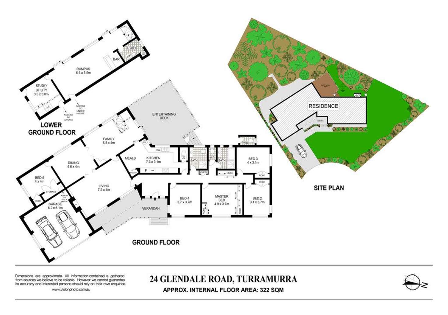 Floorplan of Homely house listing, 24 Glendale Road, Turramurra NSW 2074