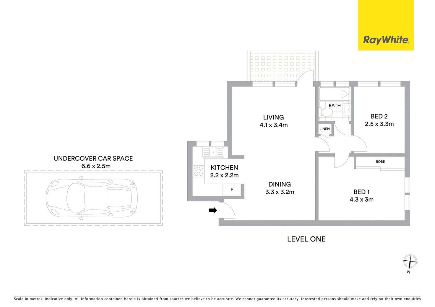 Floorplan of Homely unit listing, 8/404 Mowbray Road West, Lane Cove NSW 2066