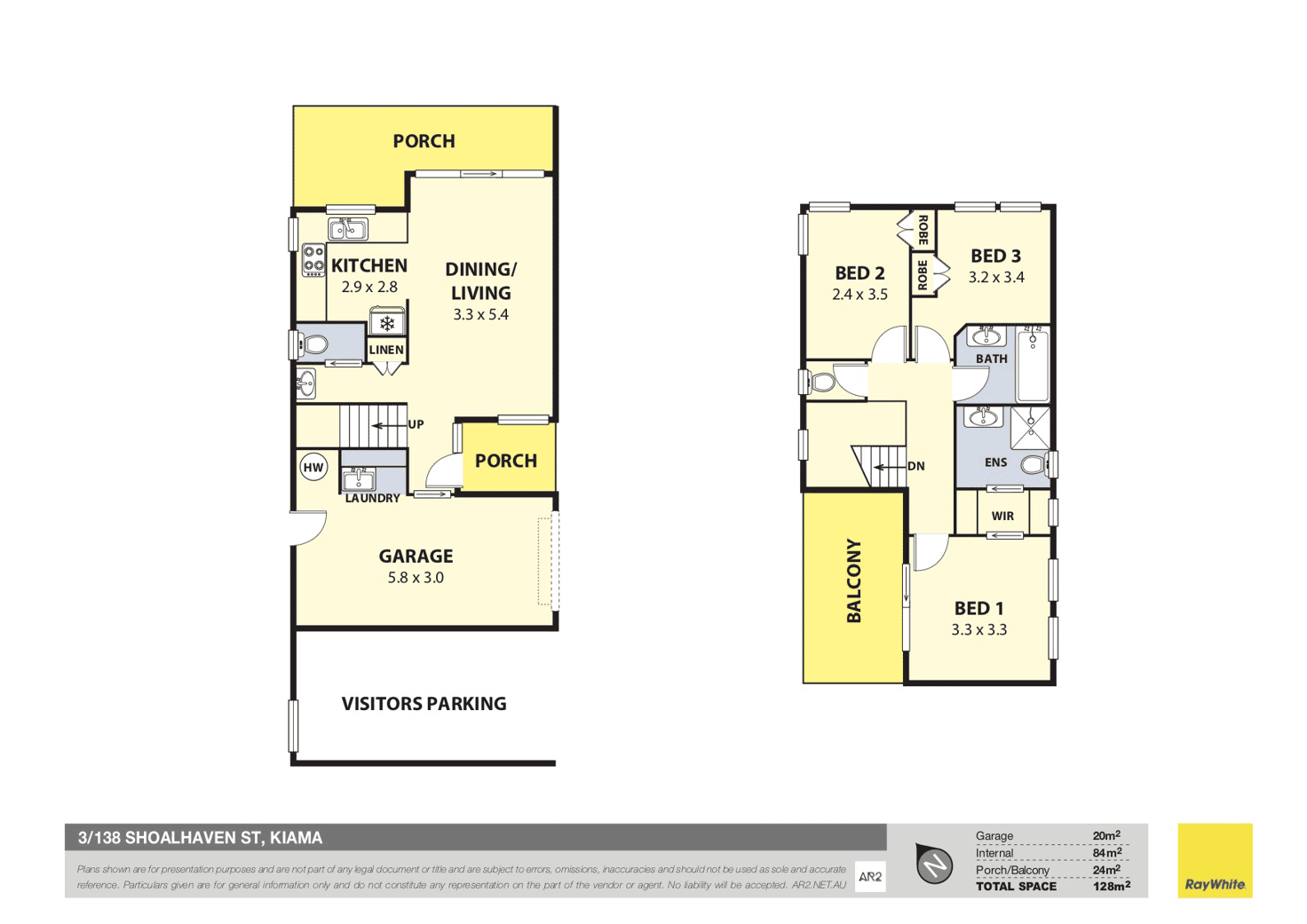 Floorplan of Homely townhouse listing, 3/138 Shoalhaven Street, Kiama NSW 2533