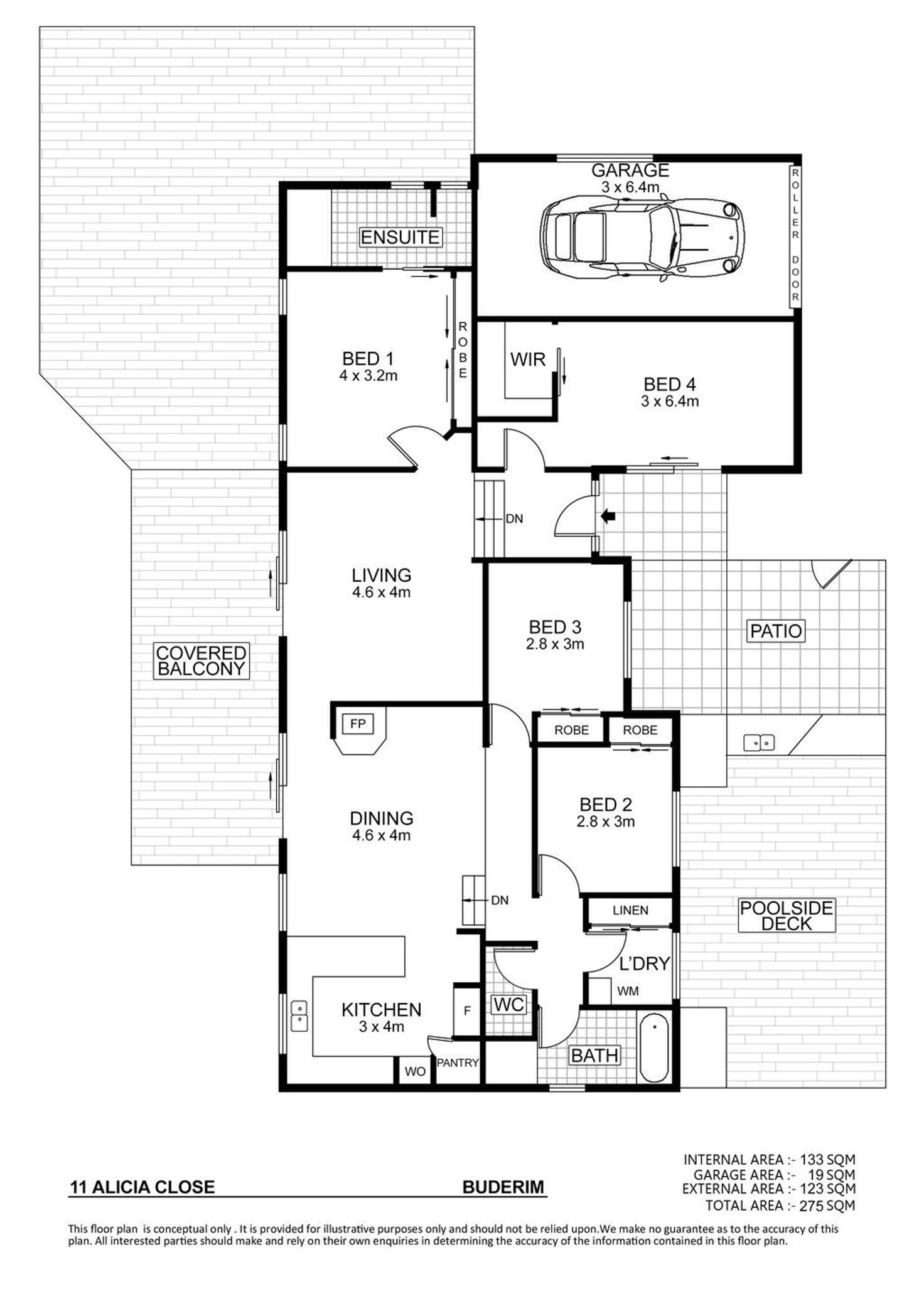 Floorplan of Homely house listing, 11 Alicia Close, Buderim QLD 4556