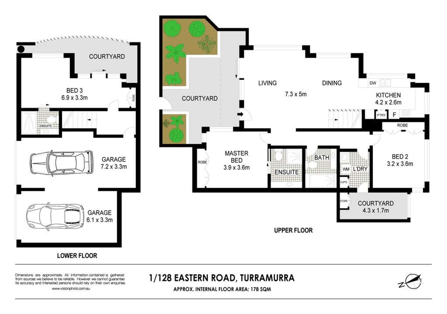 Floorplan of Homely apartment listing, 1/128 Eastern Road, Turramurra NSW 2074