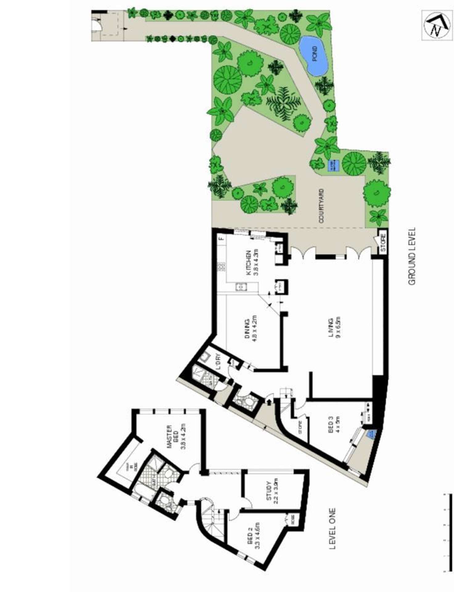 Floorplan of Homely house listing, 55-57 Mansfield Street, Rozelle NSW 2039