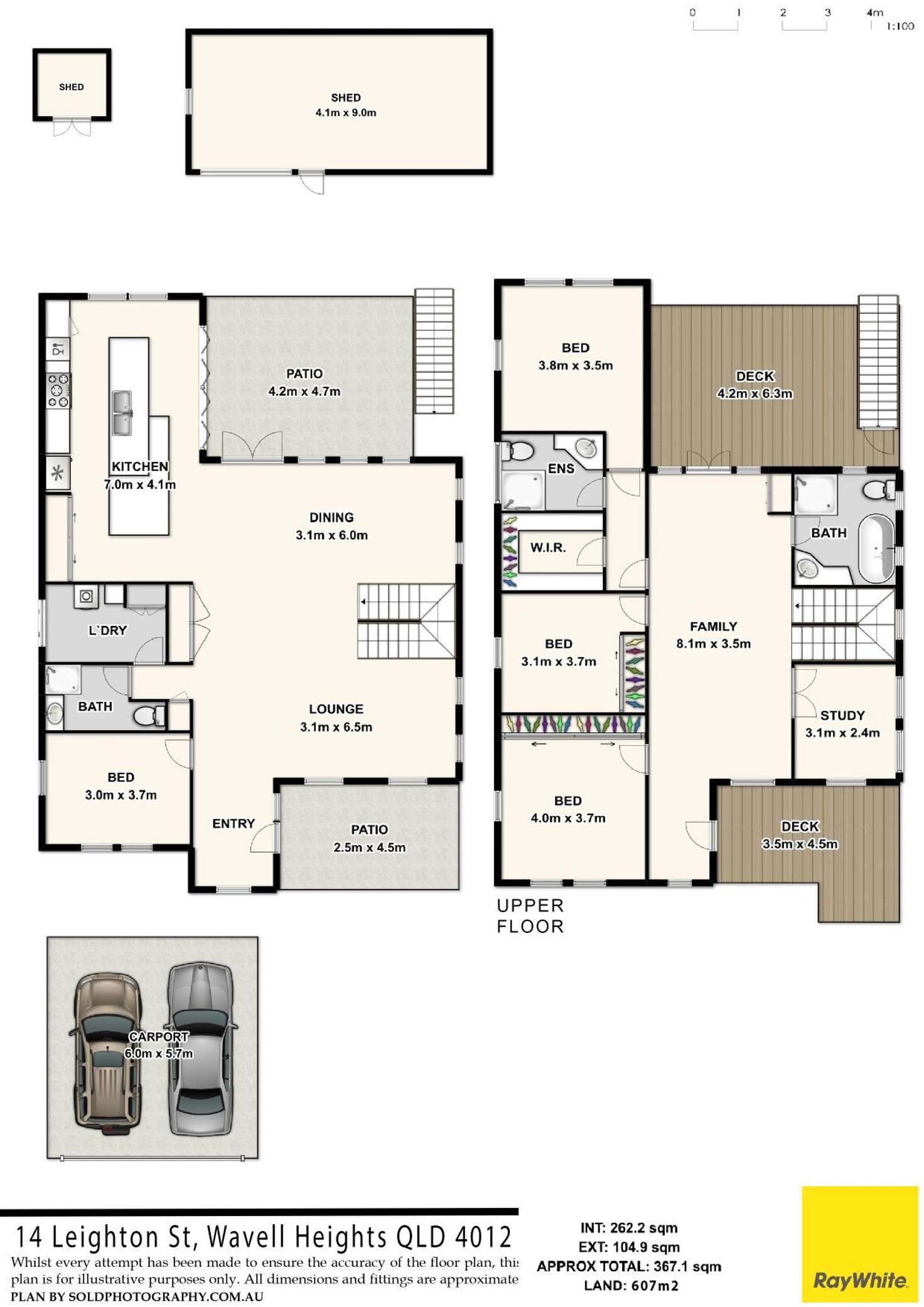 Floorplan of Homely house listing, 14 Leighton Street, Wavell Heights QLD 4012