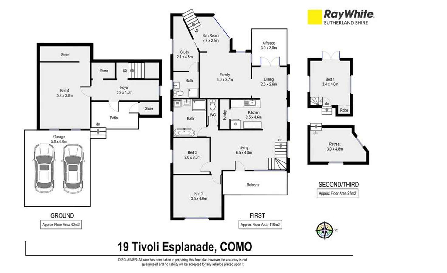 Floorplan of Homely house listing, 19 Tivoli Esplanade, Como NSW 2226