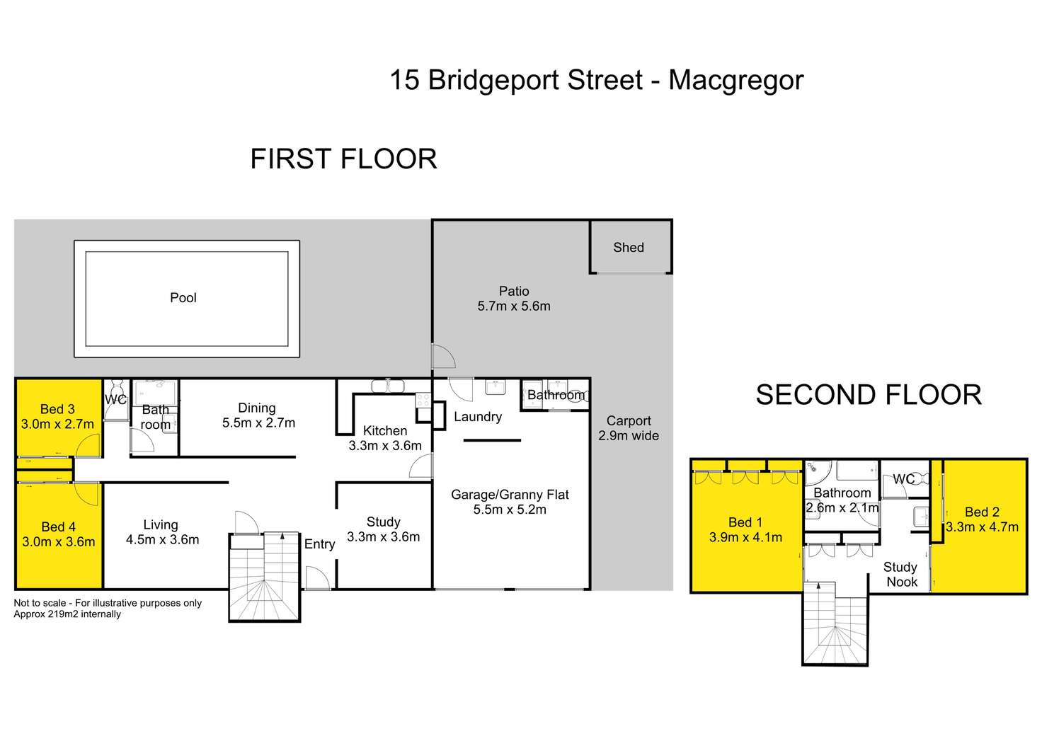 Floorplan of Homely house listing, 15 Bridgeport Street, Macgregor QLD 4109