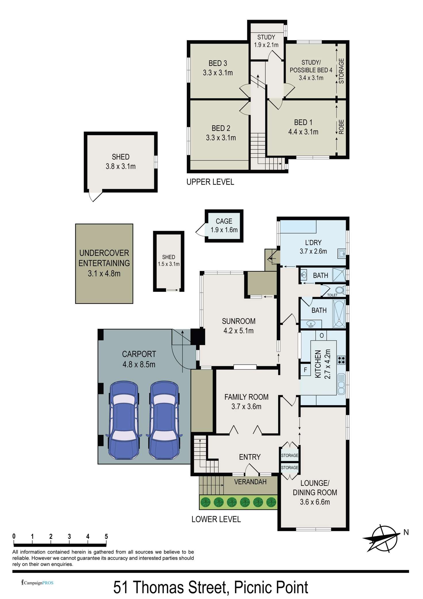 Floorplan of Homely house listing, 51 Thomas Street, Picnic Point NSW 2213