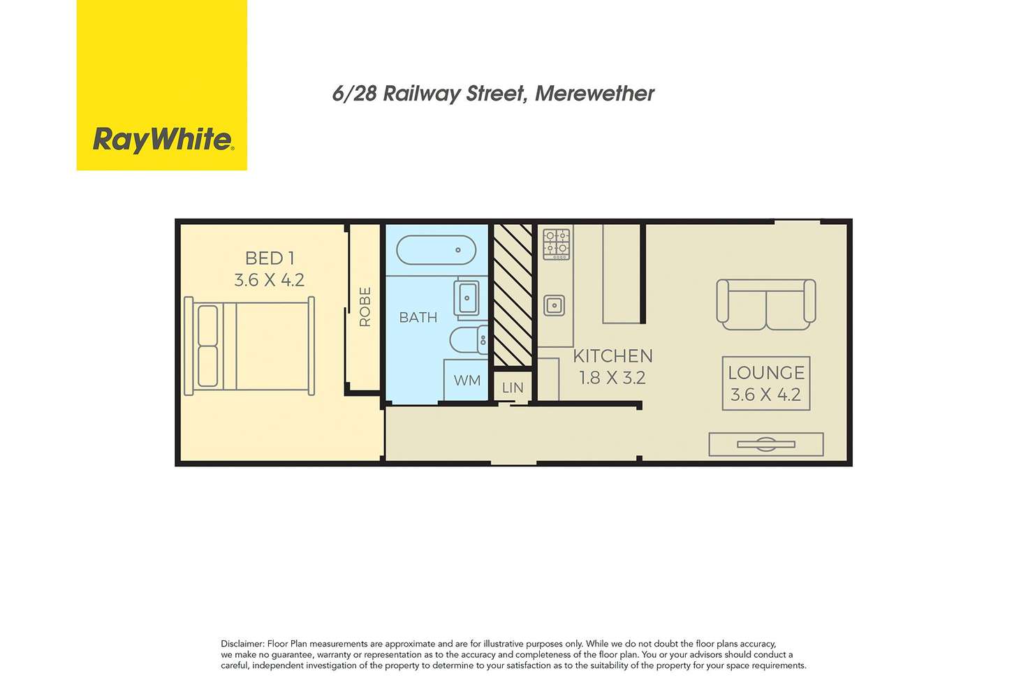 Floorplan of Homely unit listing, 6/28 Railway Street, Merewether NSW 2291