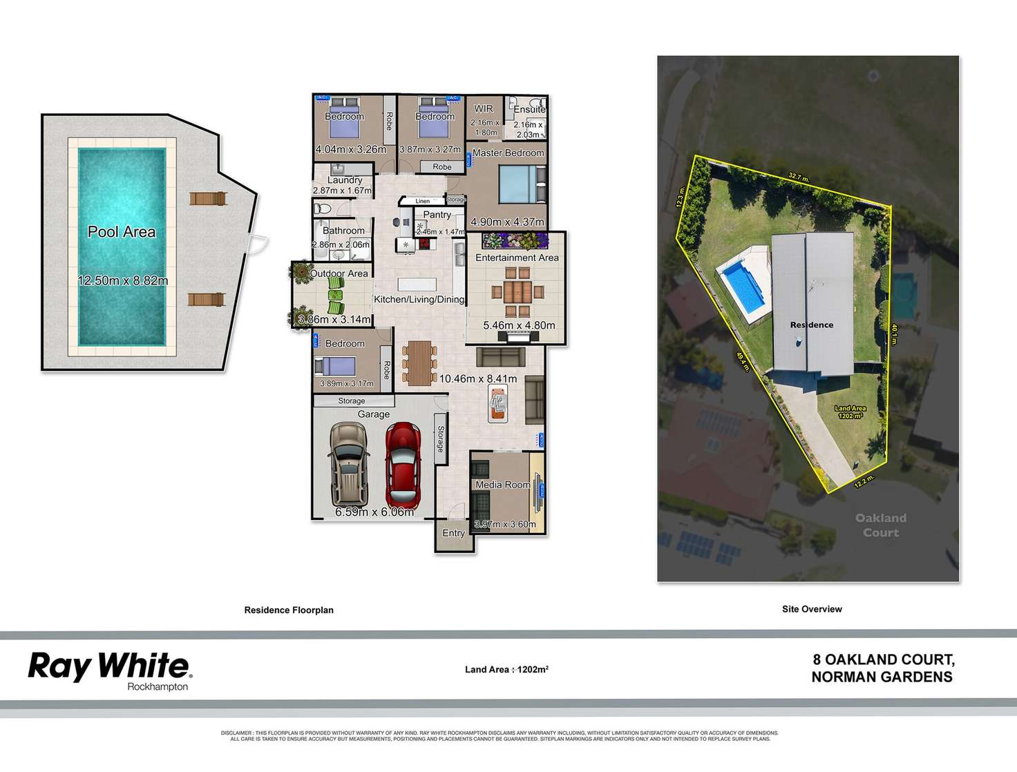 Floorplan of Homely house listing, 8 Oakland Court, Norman Gardens QLD 4701