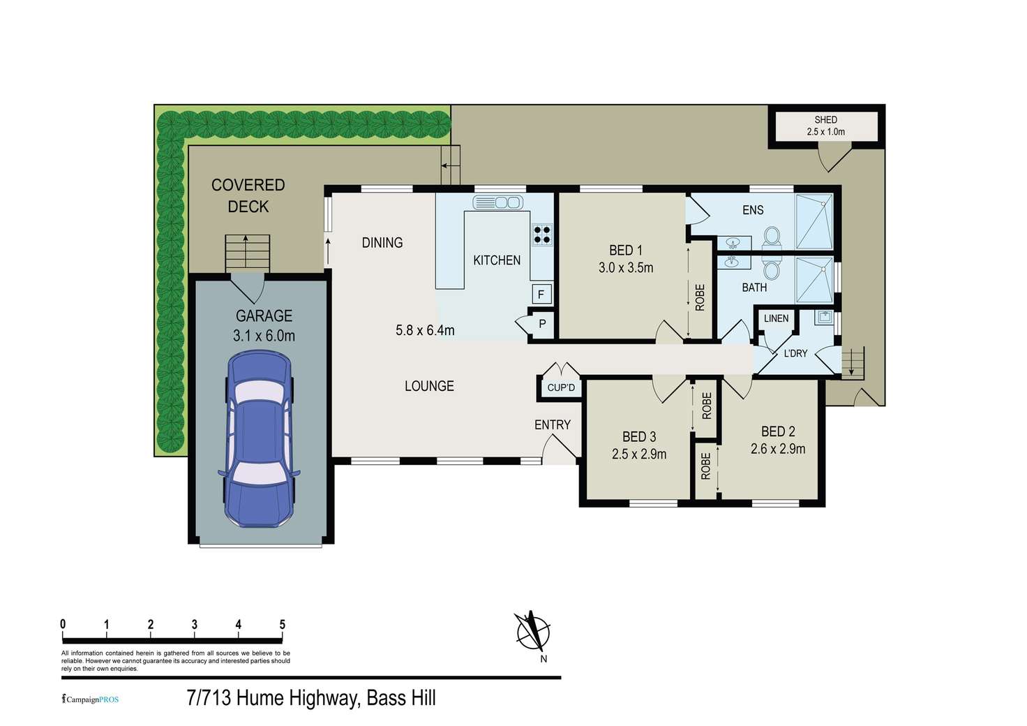 Floorplan of Homely house listing, 7/713 Hume Highway, Bass Hill NSW 2197