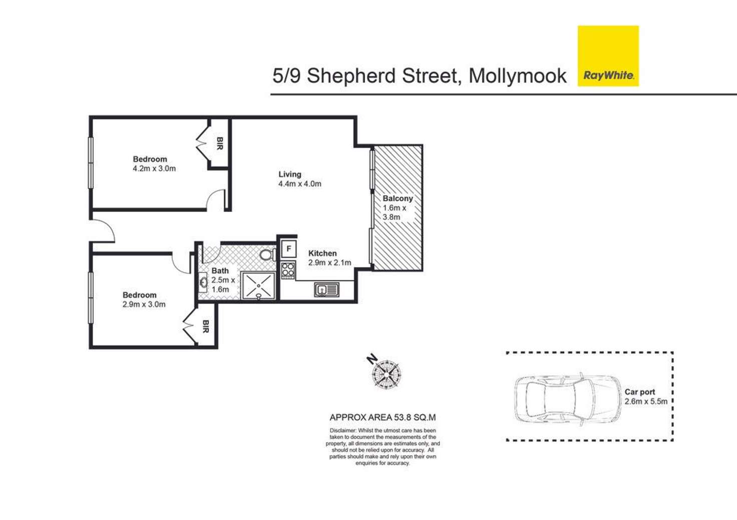 Floorplan of Homely unit listing, 5/9 Shepherd Street, Mollymook NSW 2539