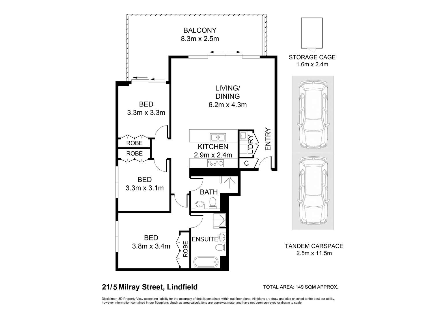 Floorplan of Homely apartment listing, 21/5 Milray Street, Lindfield NSW 2070