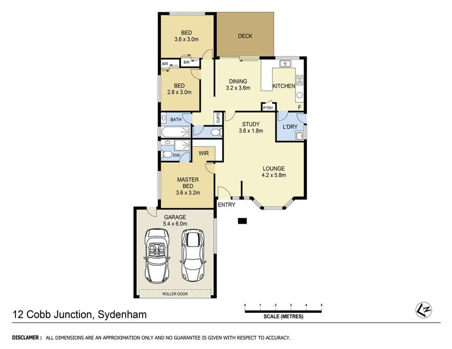 Floorplan of Homely house listing, 12 Cobb Junction, Sydenham VIC 3037