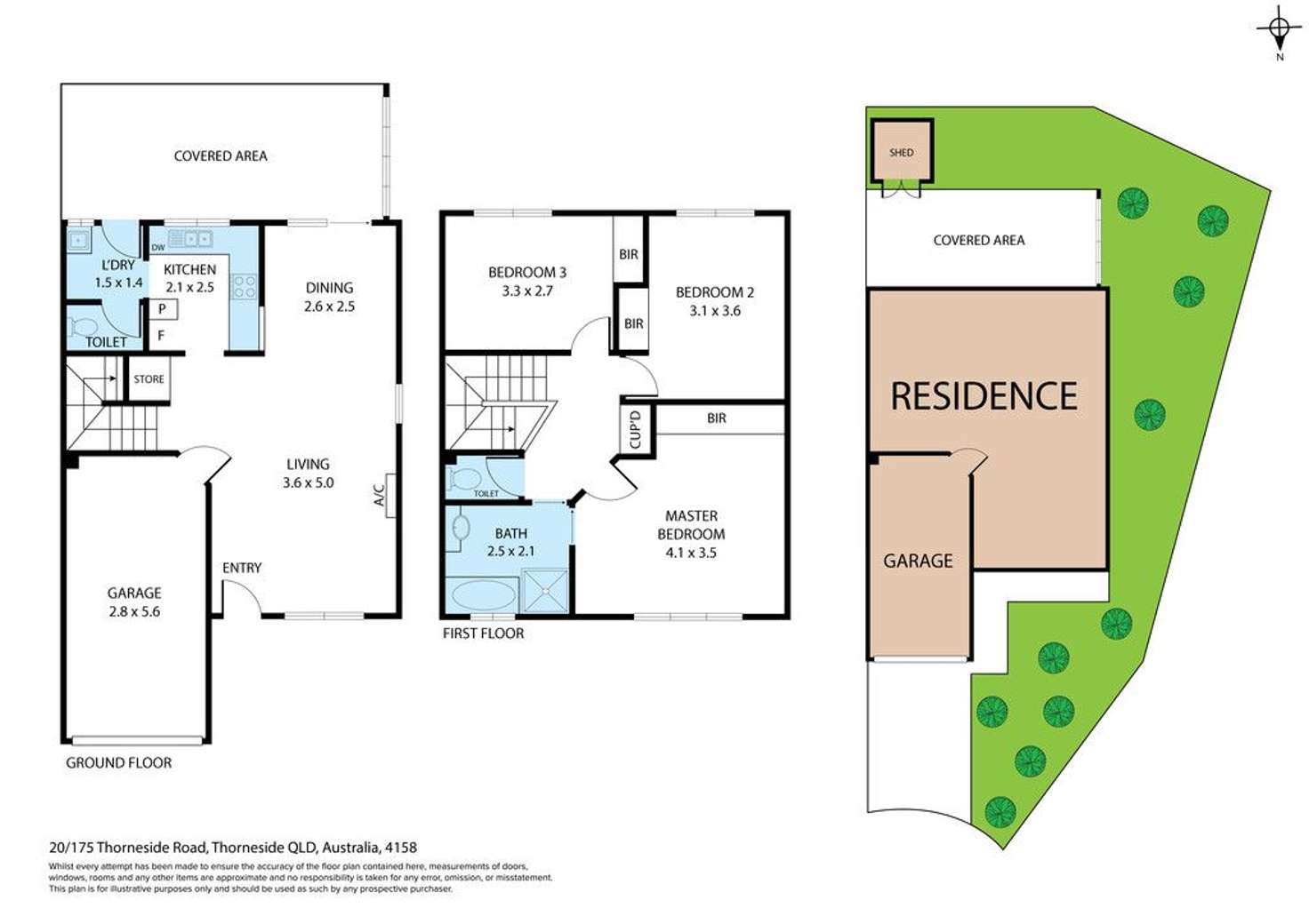 Floorplan of Homely townhouse listing, 20/175 Thorneside Road, Thorneside QLD 4158