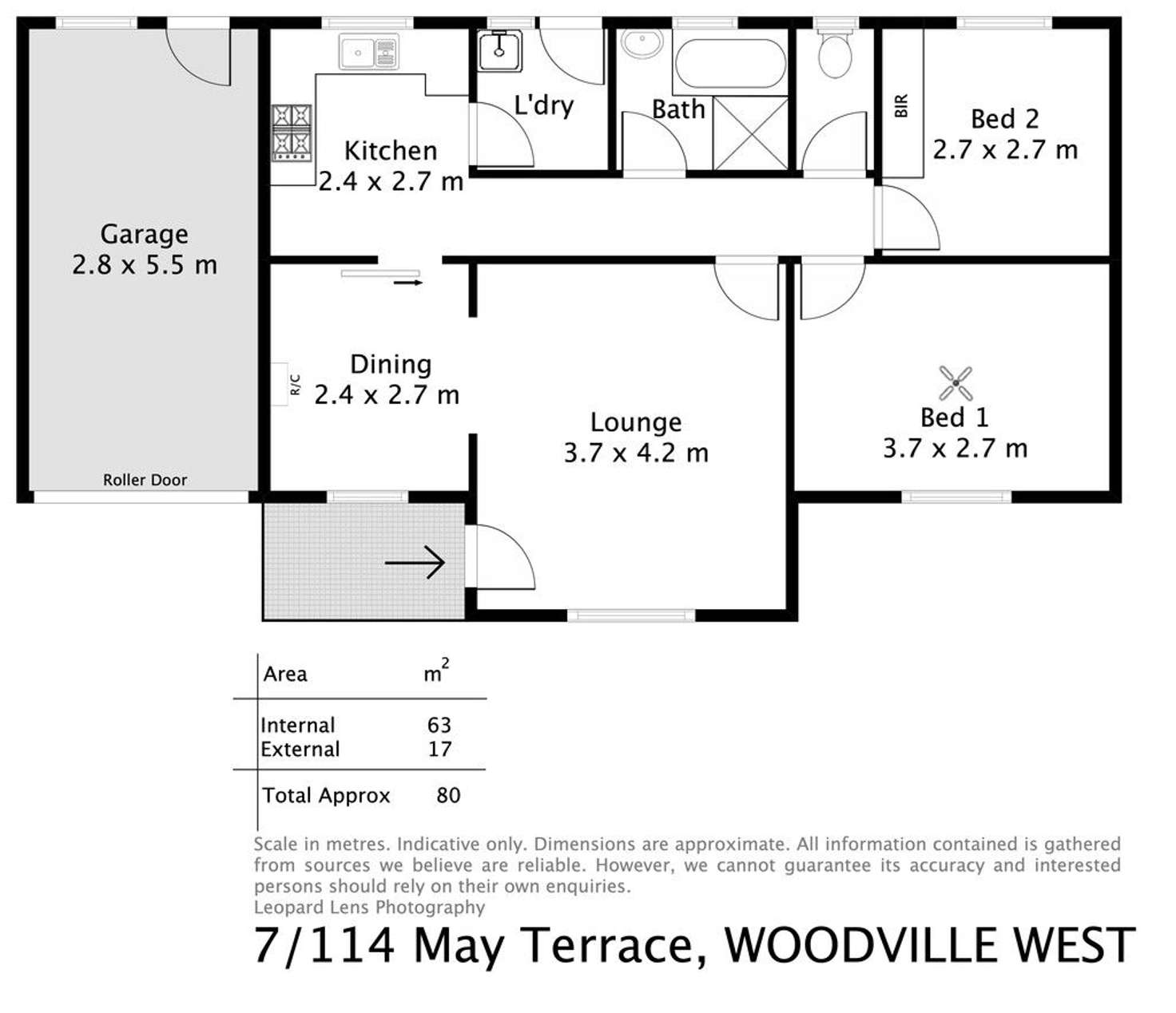 Floorplan of Homely unit listing, 7, 114 May Street, Woodville West SA 5011