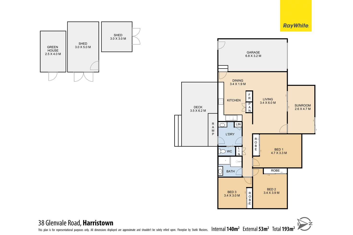 Floorplan of Homely house listing, 38 Glenvale Road, Harristown QLD 4350