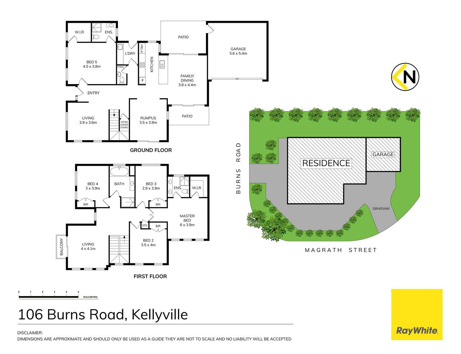 Floorplan of Homely house listing, 106 Burns Road, Kellyville NSW 2155