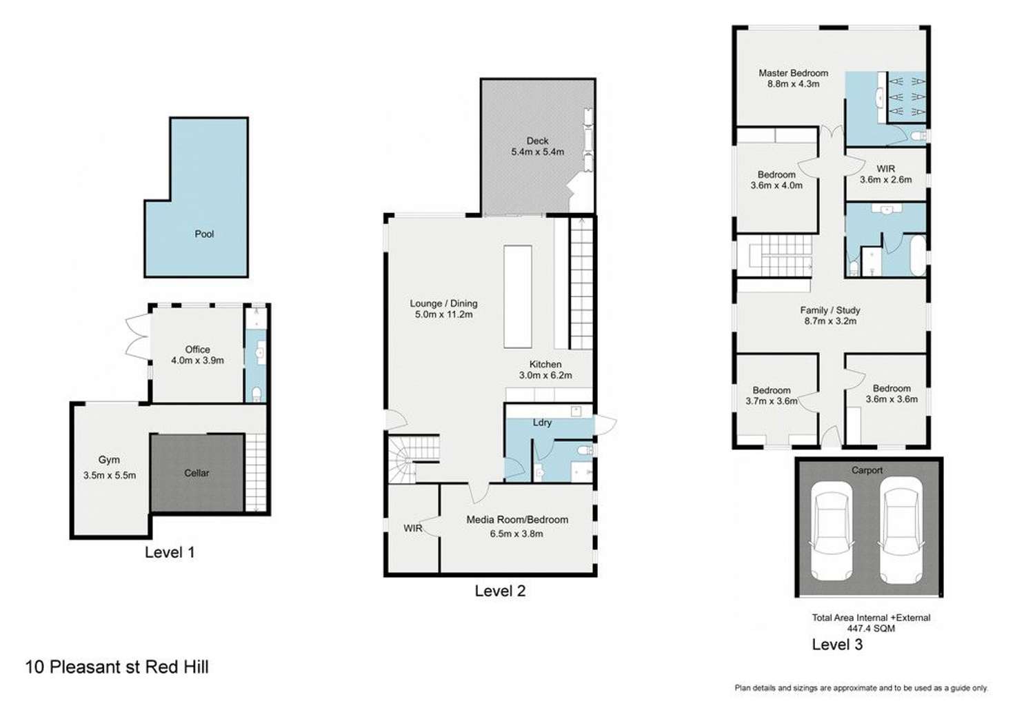 Floorplan of Homely house listing, 10 Pleasant Street, Red Hill QLD 4059