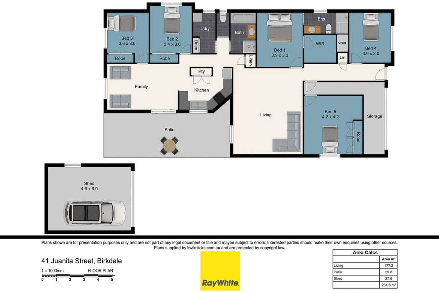 Floorplan of Homely house listing, 41 Juanita Street, Birkdale QLD 4159