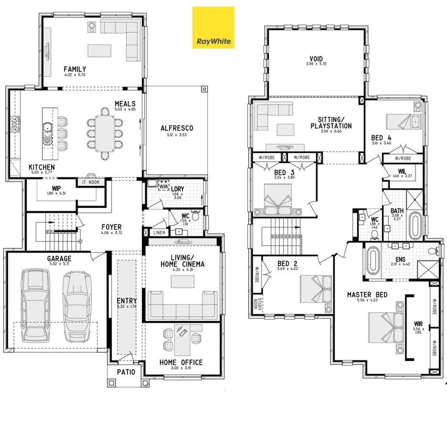 Floorplan of Homely house listing, 10 Cardell Road, Kellyville NSW 2155