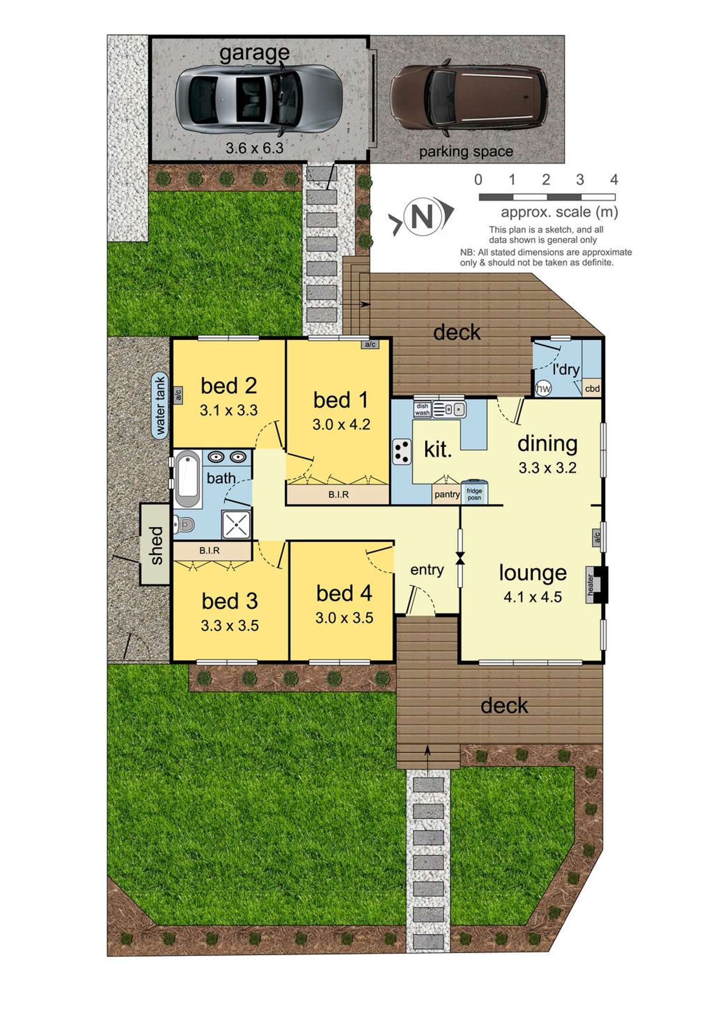 Floorplan of Homely unit listing, 1/99 Wanda Street, Mulgrave VIC 3170