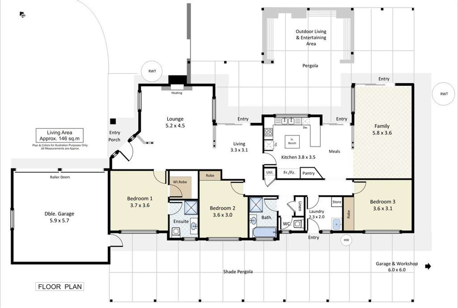 Floorplan of Homely house listing, 17 Korinthos Street, Renmark SA 5341