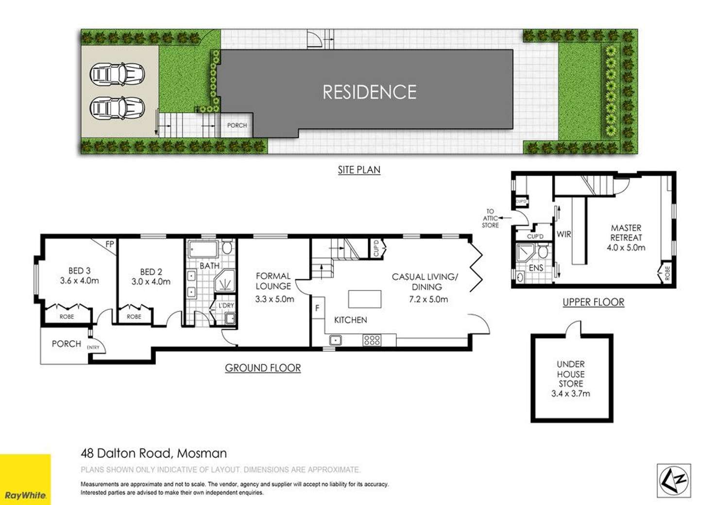 Floorplan of Homely house listing, 48 Dalton Road, Mosman NSW 2088