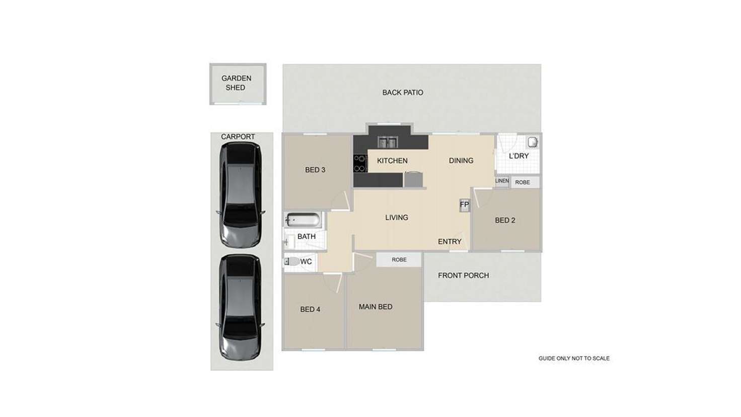 Floorplan of Homely house listing, 300 Jones Road, Bellbird Park QLD 4300