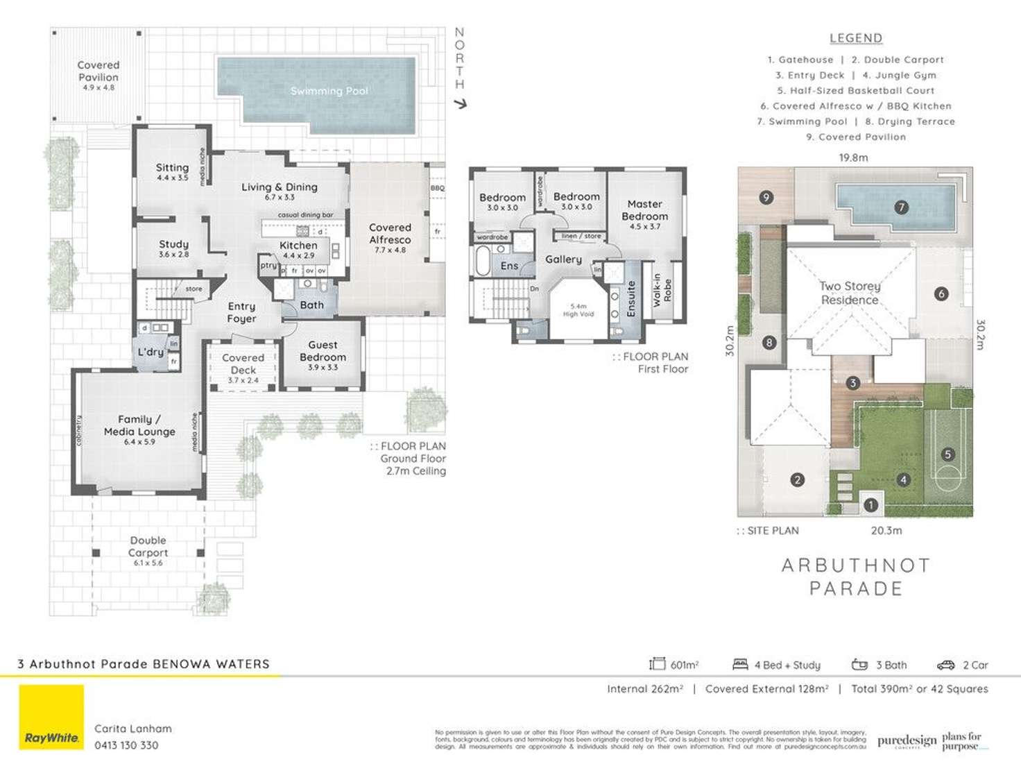 Floorplan of Homely house listing, 3 Arbuthnot Parade, Benowa Waters QLD 4217