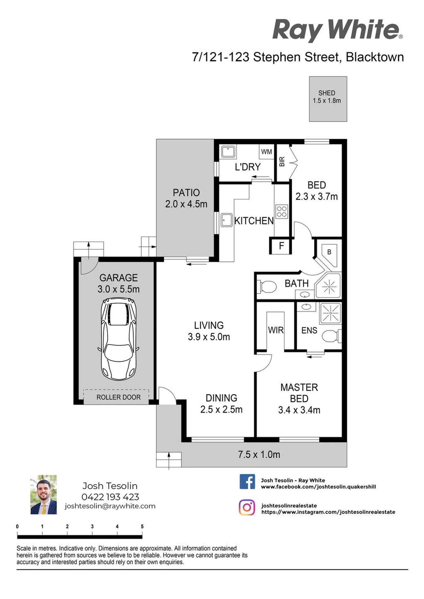 Floorplan of Homely townhouse listing, 7/121-123 Stephen Street, Blacktown NSW 2148