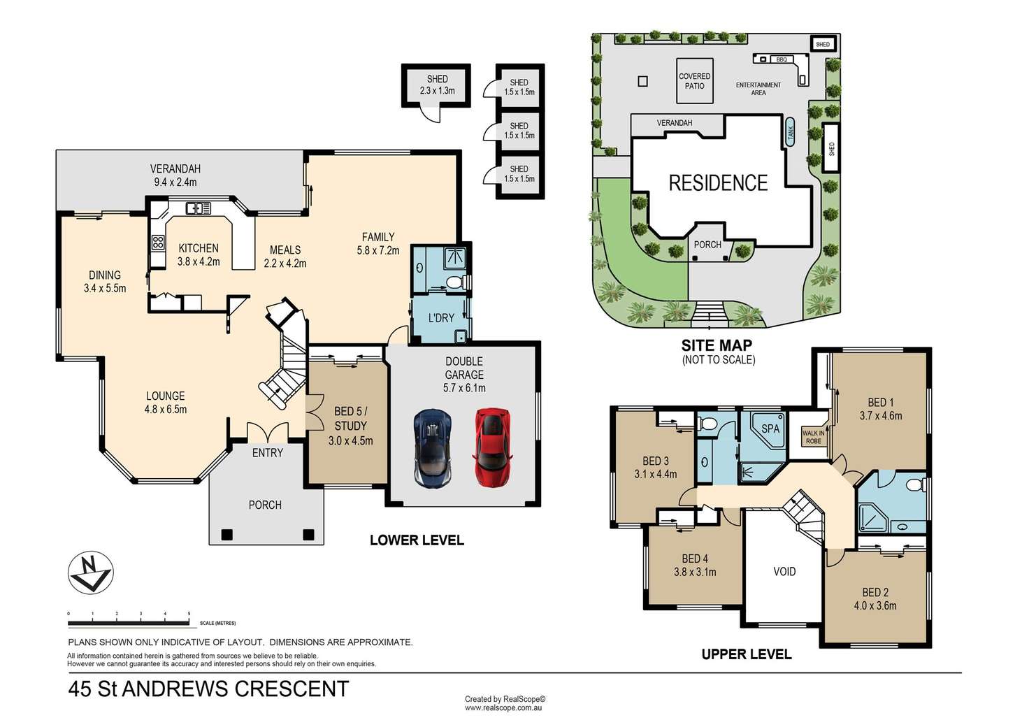 Floorplan of Homely house listing, 45 St Andrews Crescent, Carindale QLD 4152