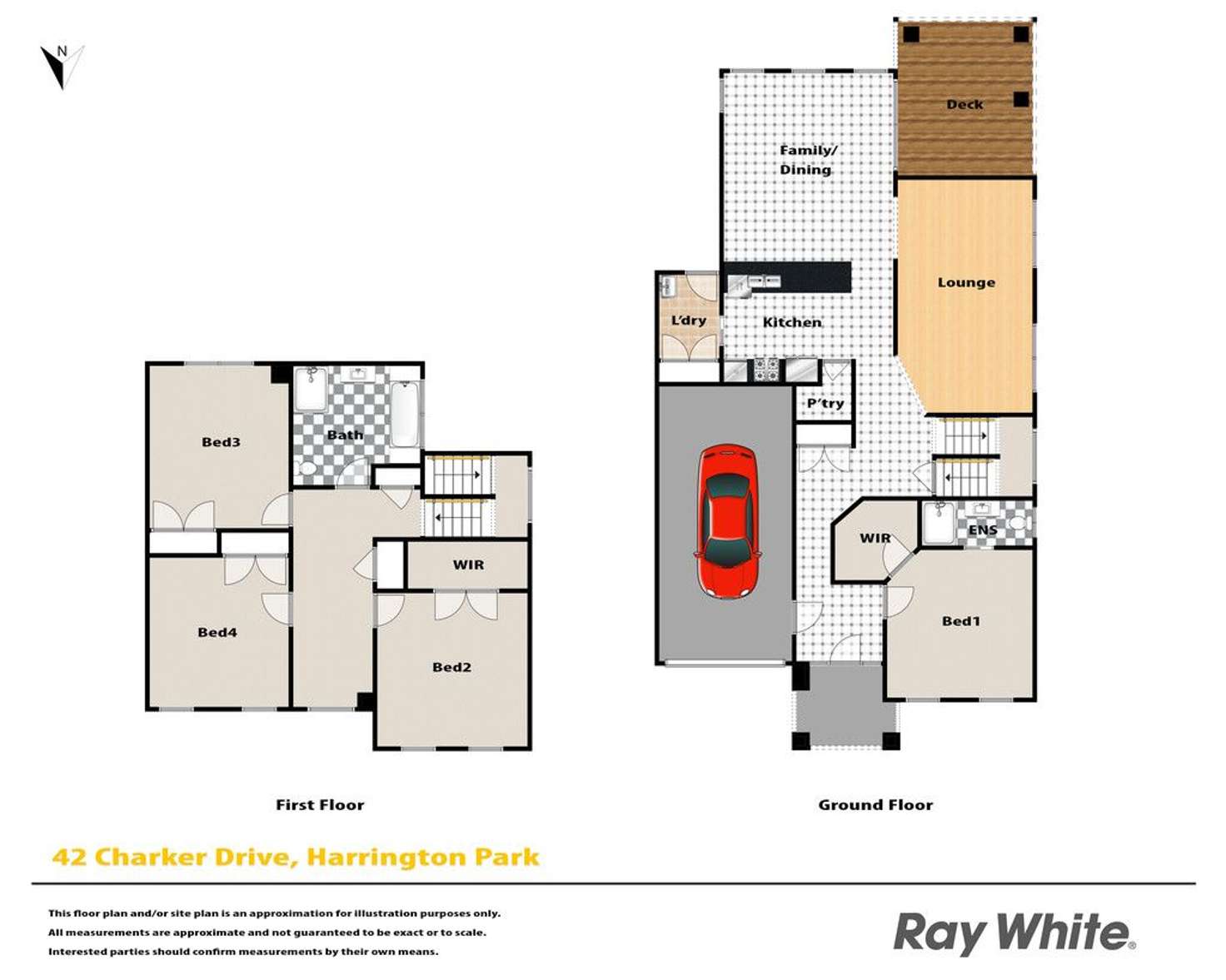 Floorplan of Homely house listing, 42 Charker Drive, Harrington Park NSW 2567