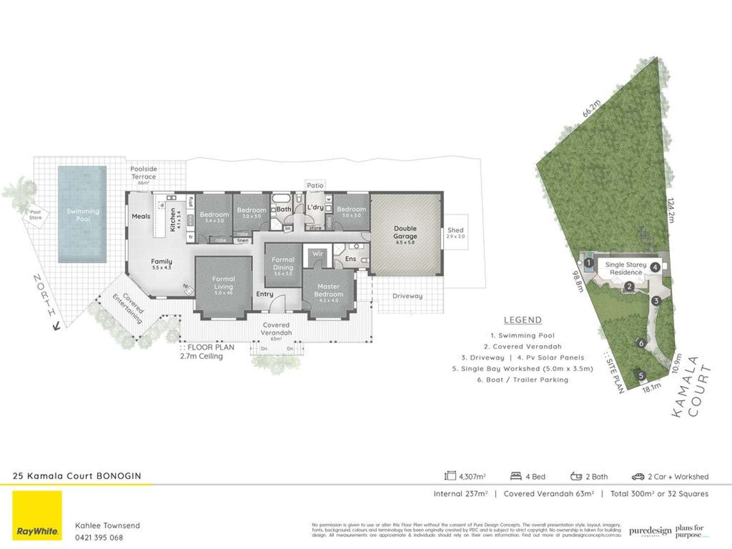 Floorplan of Homely house listing, 25 Kamala Court, Bonogin QLD 4213