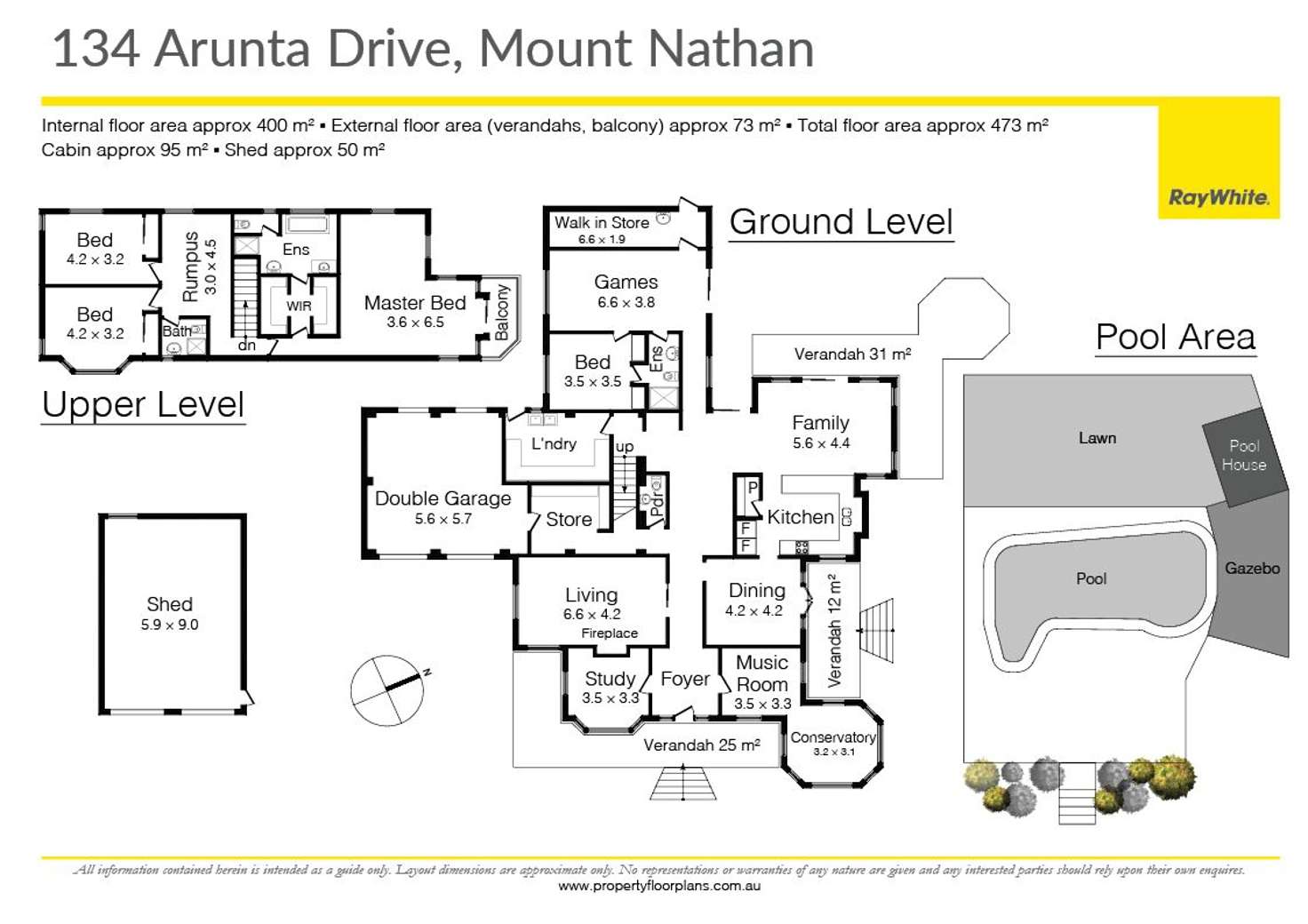 Floorplan of Homely house listing, 134 Arunta Drive, Mount Nathan QLD 4211