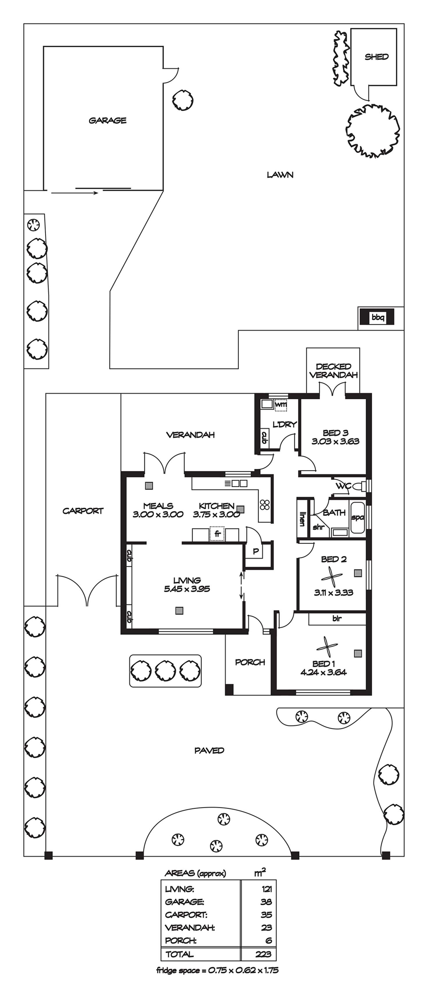 Floorplan of Homely house listing, 20 Sutherland Avenue, Semaphore Park SA 5019