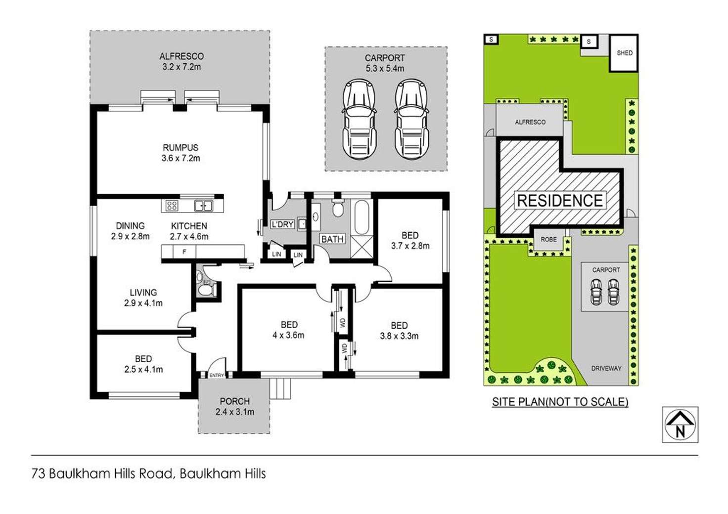 Floorplan of Homely house listing, 73 Baulkham Hills Road, Baulkham Hills NSW 2153