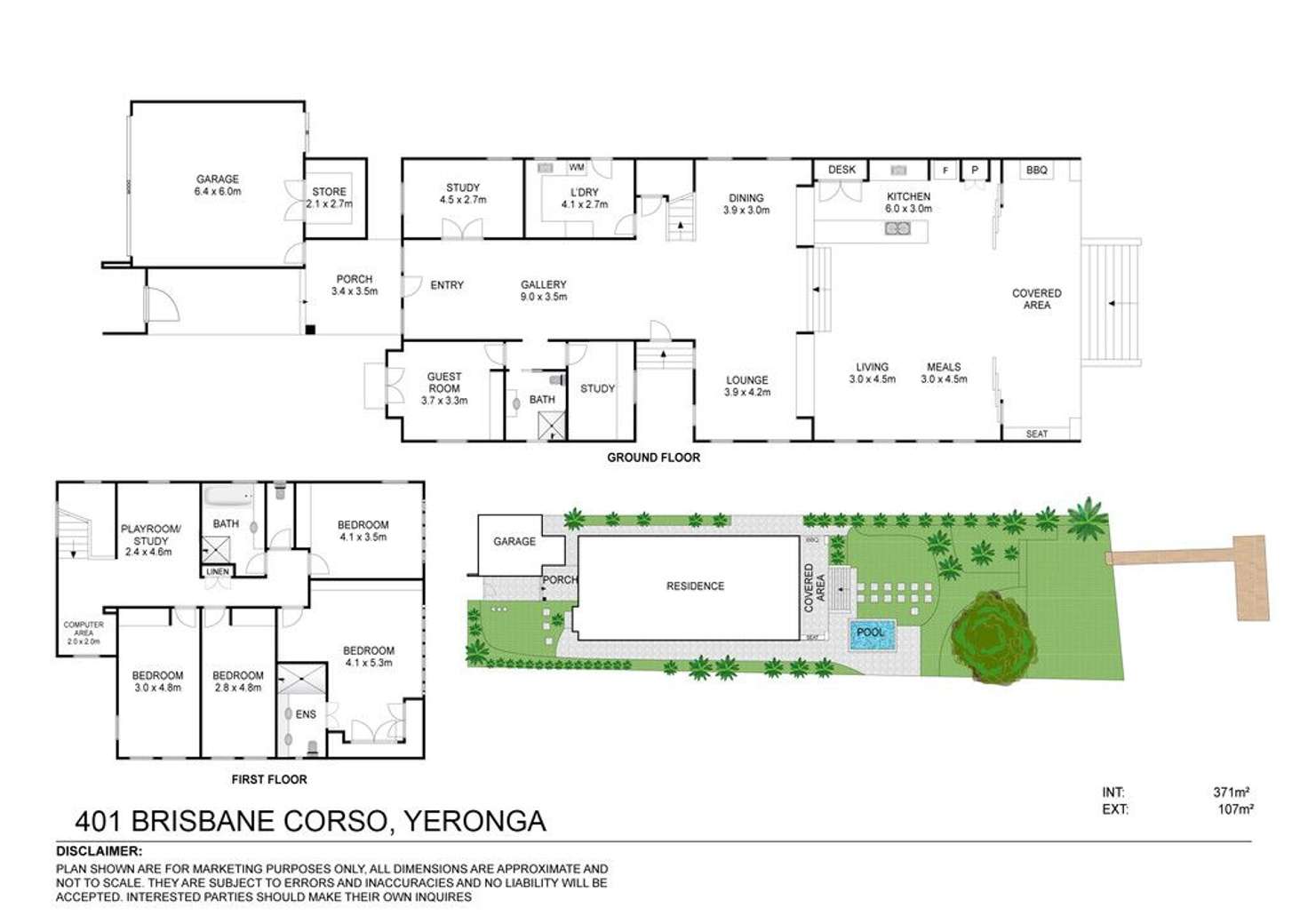 Floorplan of Homely house listing, 401 Brisbane Corso, Yeronga QLD 4104