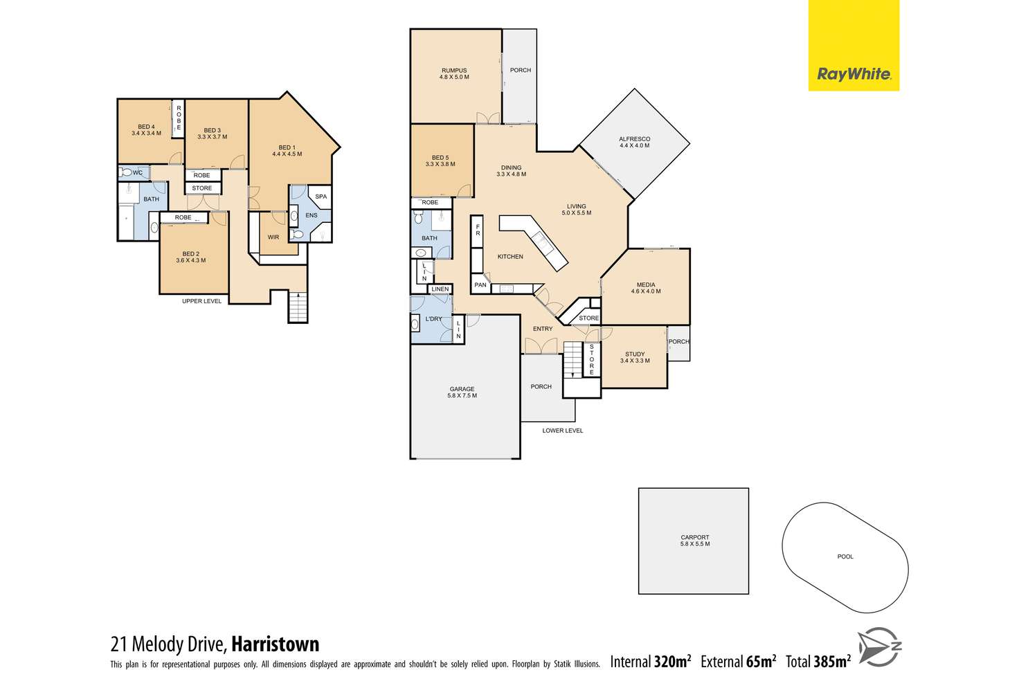 Floorplan of Homely house listing, 21 Melody Drive, Harristown QLD 4350